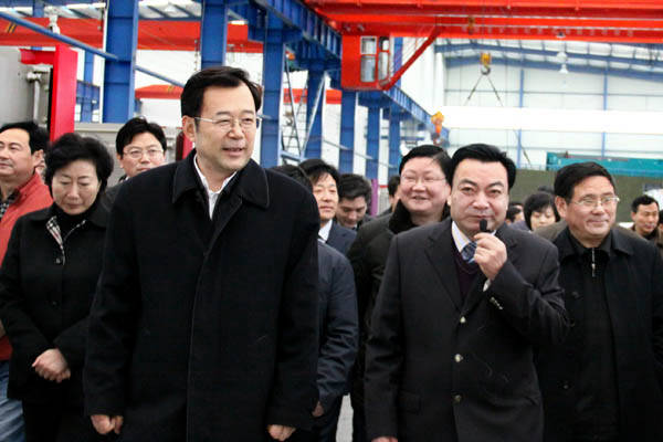 國(guó)家發(fā)改委副主任孫志剛來中德機(jī)床調(diào)研